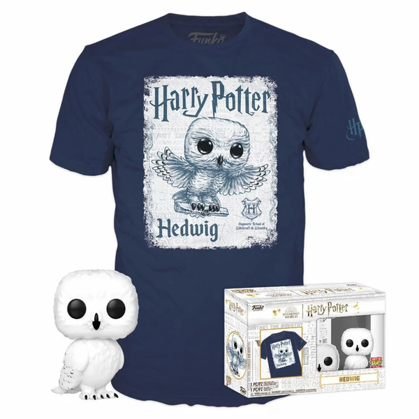 Harry Potter Hedvig POP figura és póló szett
