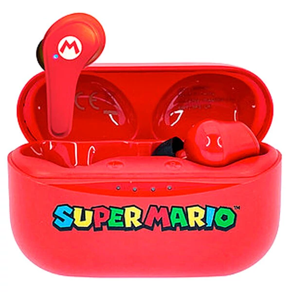 Nintendo Super Mario piros fülhallgató
