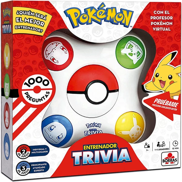 Pokémon Trivia társasjáték - spanyol nyelvű