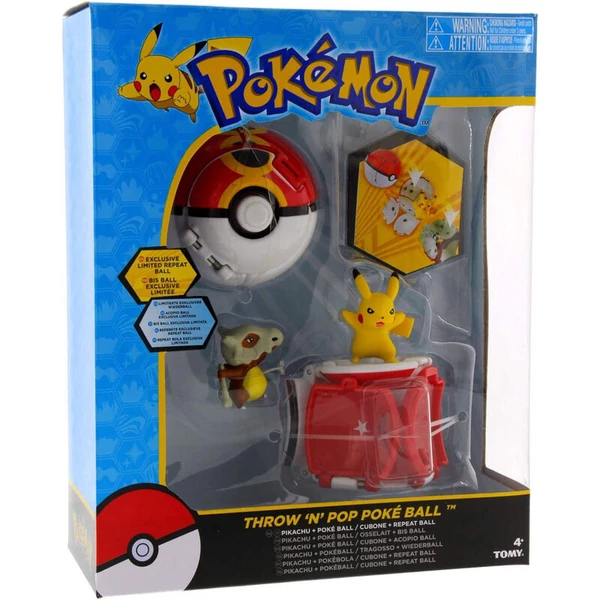 Pokemon Pokélabda Pikachu + Cubone blister