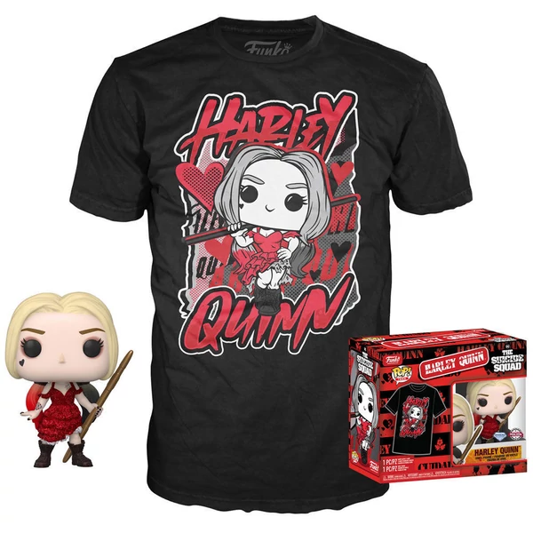 POP & Póló szett DC Comics Suicide Squad Harley Quinn