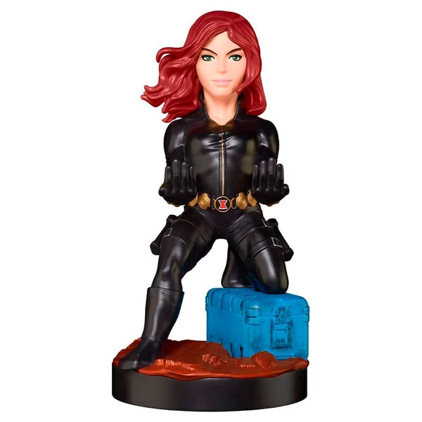 Marvel Fekete Özvegy figura tartókonzol Cable guy 20cm