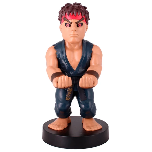 Street Fighter Evil Ryu figura tartókonzol Cable guy 20cm