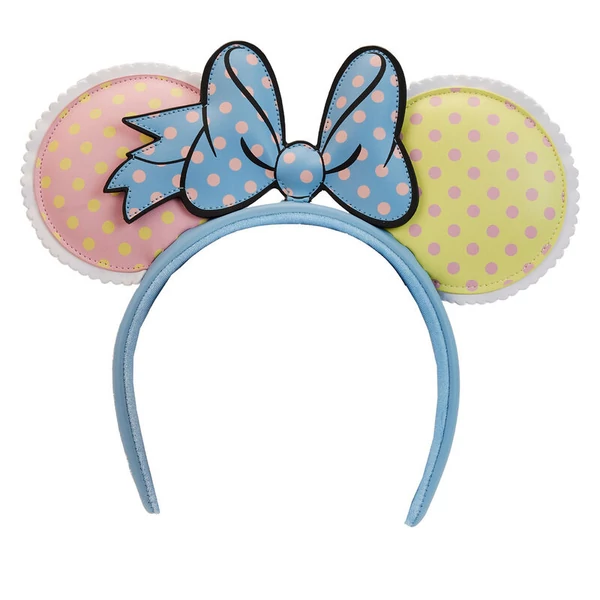 Loungefly Disney Minnie egér pasztell pöttyös fejpánt