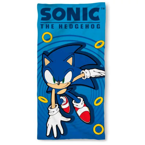 Sonic, a sündisznó mikroszálas strandtörölköző