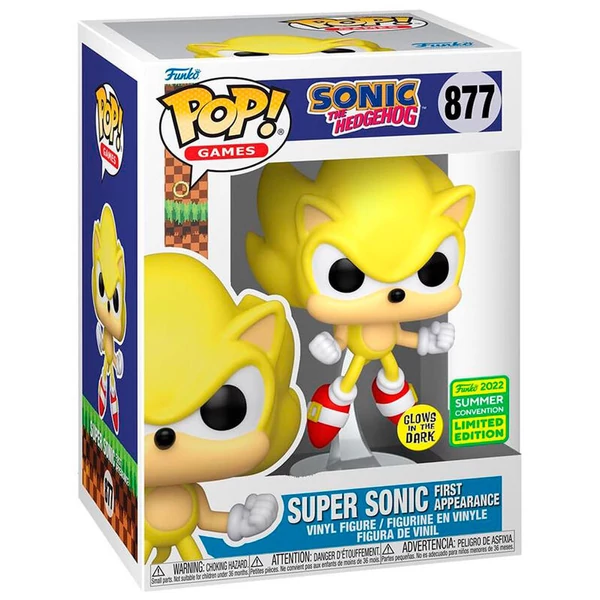 Funko POP! Sonic a sündisznó Super Sonic exkluzív figura