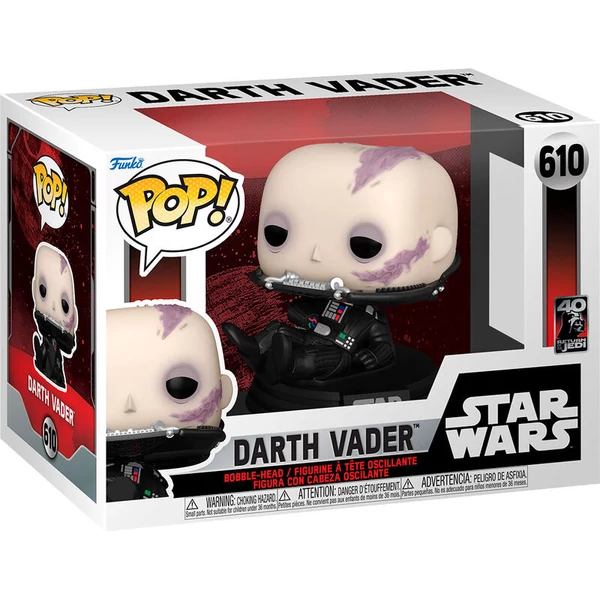 Star Wars 40. évforduló: Darth Vader POP figura