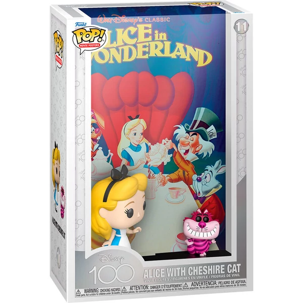 POP Movie Poster figura Disney 100. évforduló Alice Csodaországban