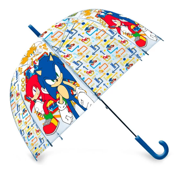 Sonic, a sündisznó kézi esernyő 46 cm