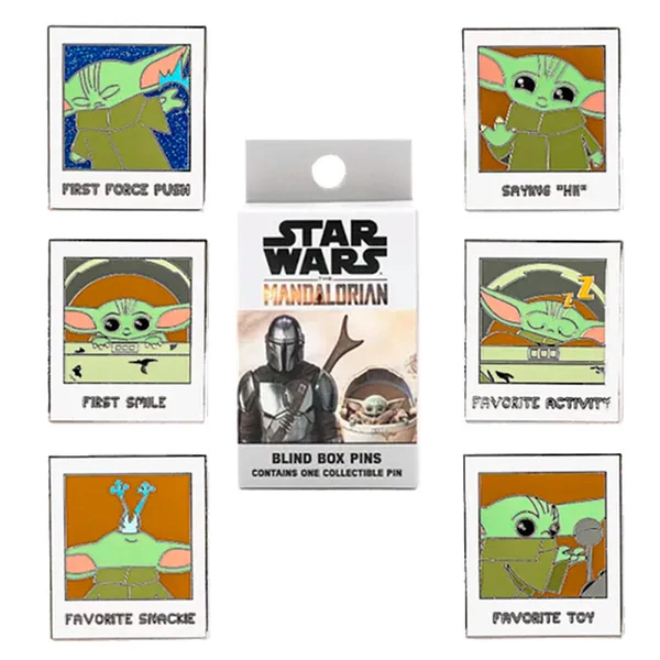 Loungefly Star Wars The Mandalorian Yoda (The Child) zománcozott kitűző meglepetés dobozban