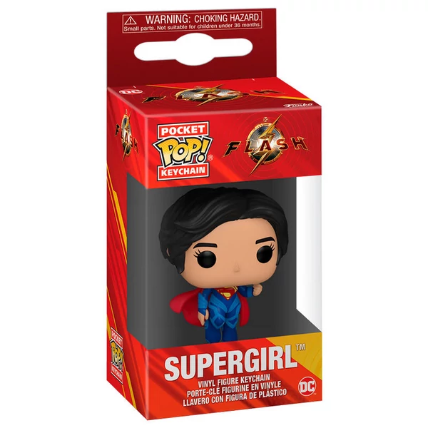 DC Comics The Flash Supergirl Pocket POP kulcstartó