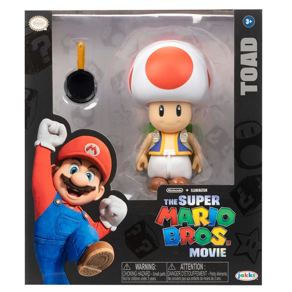 Super Mario Bros Toad figura 13 cm