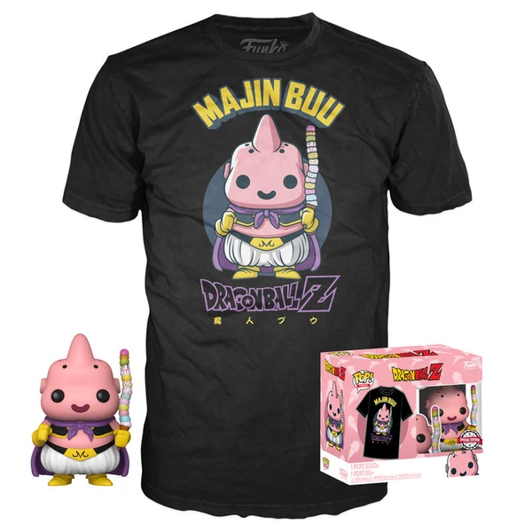 POP & Tee szett: Dragon Ball Z Majin Buu Exclusive figura és póló