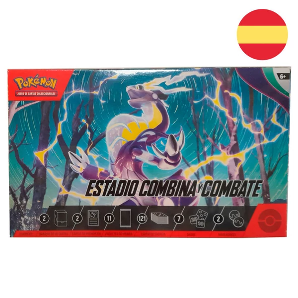 Spanyol Pokémon Kombinált és Harci Stadion gyűjthető kártyajáték doboz