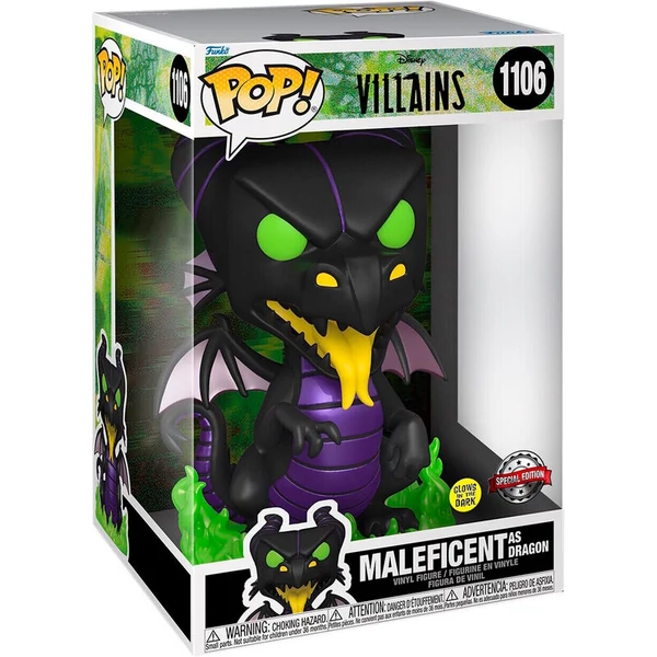 POP figura Disney Villains Demóna sárkányként Exkluzív 25cm