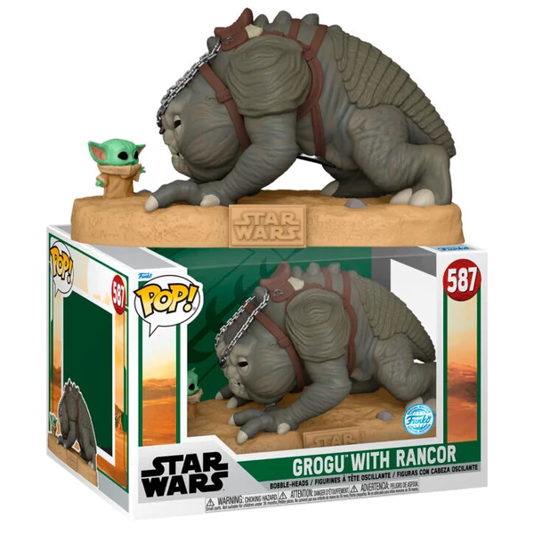 POP figura Star Wars Grogu és a Rancor Exkluzív