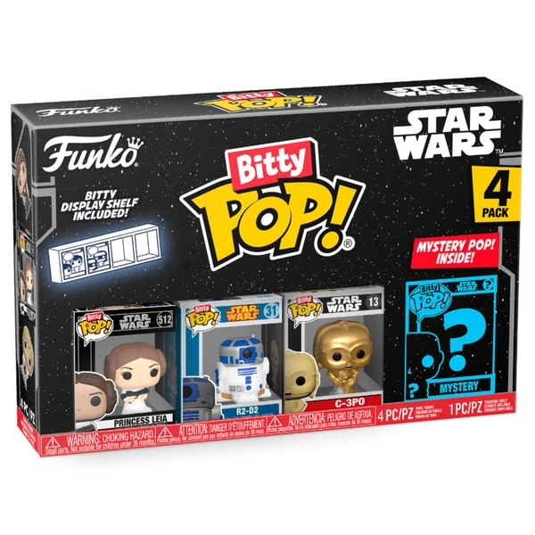 Bitty POP Star Wars Leia 4 darabos szett
