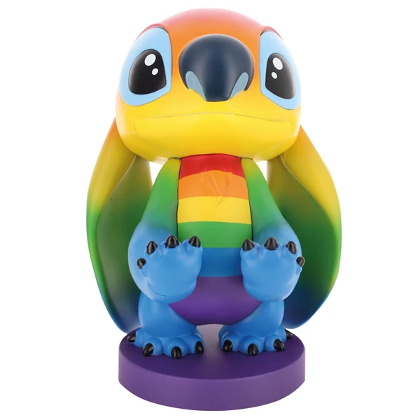 Disney Stitch Rainbow figura kontroller tartó Cable Guy 20cm