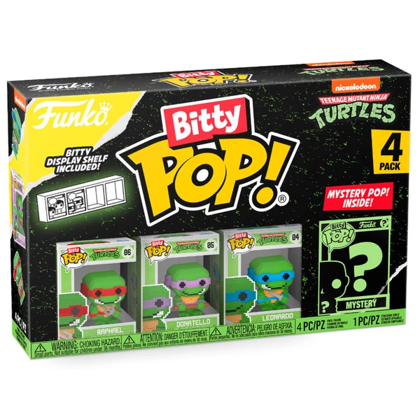 Bitty POP Teenage Mutant Ninja Turtles 4 darabos szett