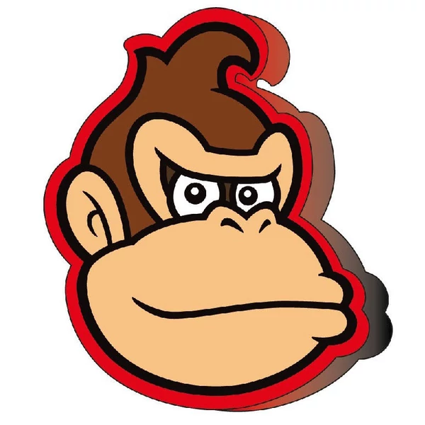 Super Mario Bros Donkey Kong 3D díszpárna