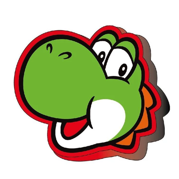 Super Mario Bros Yoshi 3D díszpárna