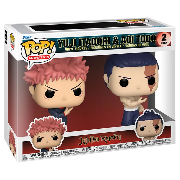 Funko POP 2-es csomag Jujutsu Kaisen Yuji Itadori & Aoi Todo