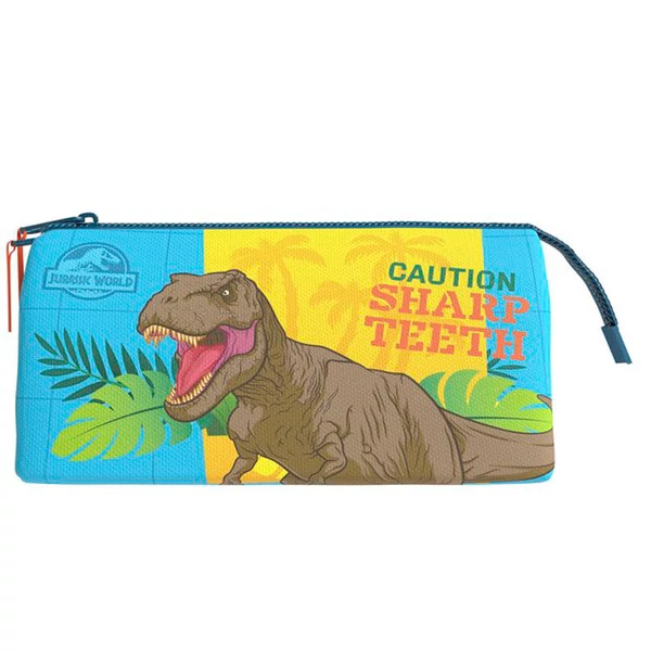 Jurassic World háromrekeszes tolltartó