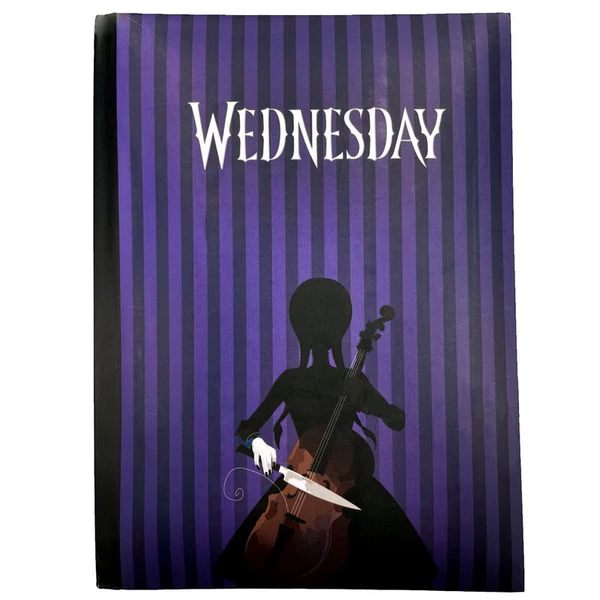 Wednesday A5 világító jegyzetfüzet