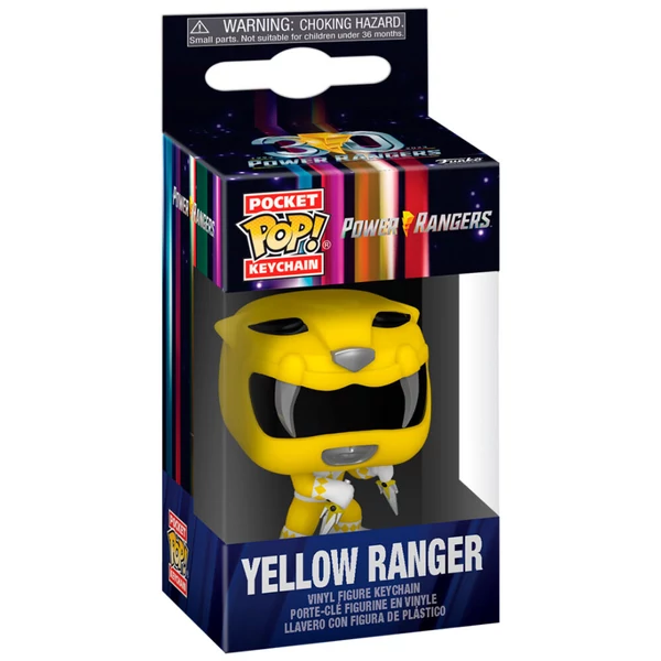 Pocket POP kulcstartó Power Rangers 30. évforduló Sárga Ranger