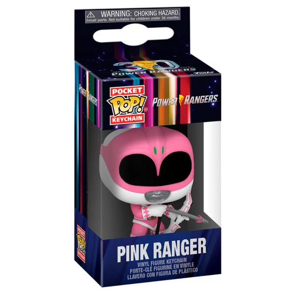 Pocket POP kulcstartó Power Rangers 30. évforduló Rózsaszín Ranger