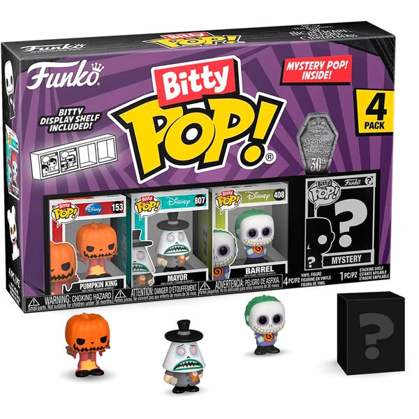 Bitty POP Disney Karácsonyi lidércnyomás Tökkirály 4-es figura csomag