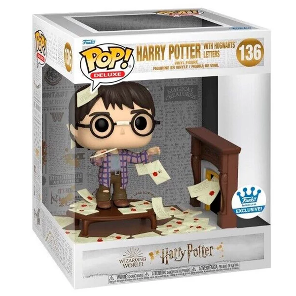 Deluxe Harry Potter évforduló: Harry Potter roxforti levelekkel Exclusive POP figura