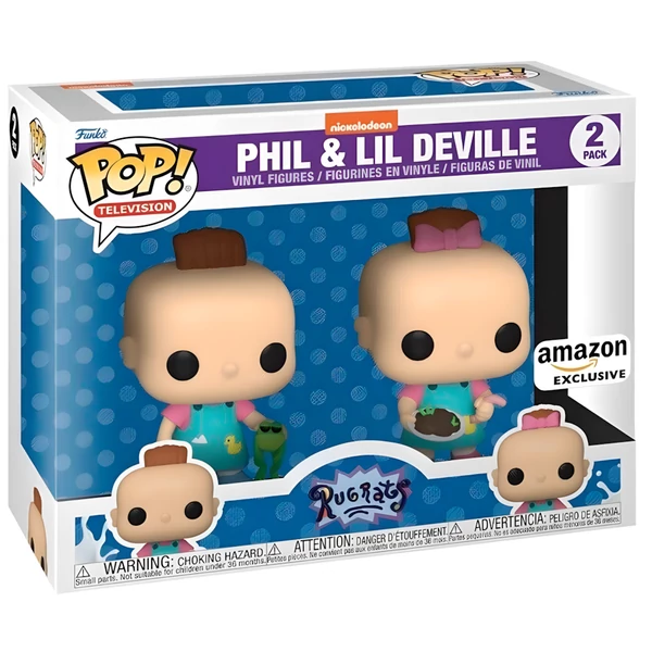 POP csomag 2 figura Fecsegő tipegők Phil & Lil Exkluzív