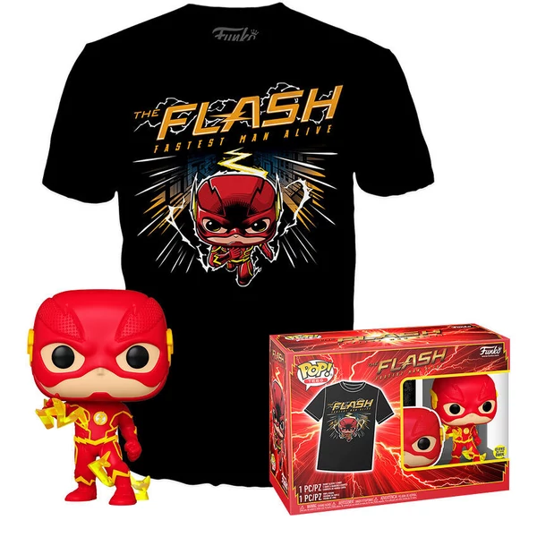 DC Comics The Flash POP figura és póló szett
