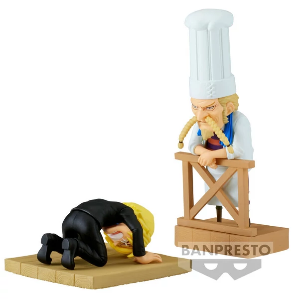One Piece WCF Log Series Sanji & Zeff 2 world collectable figura 8 cm