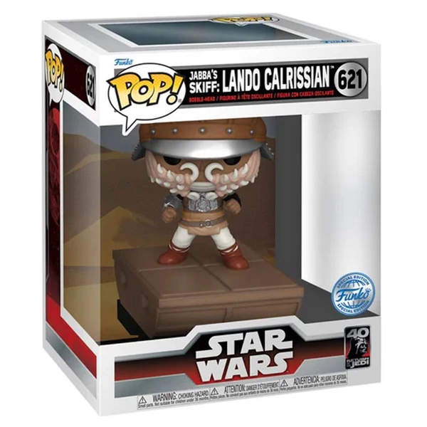 POP figura Deluxe Star Wars Jabba Skiff Lando Calrissian Exkluzív