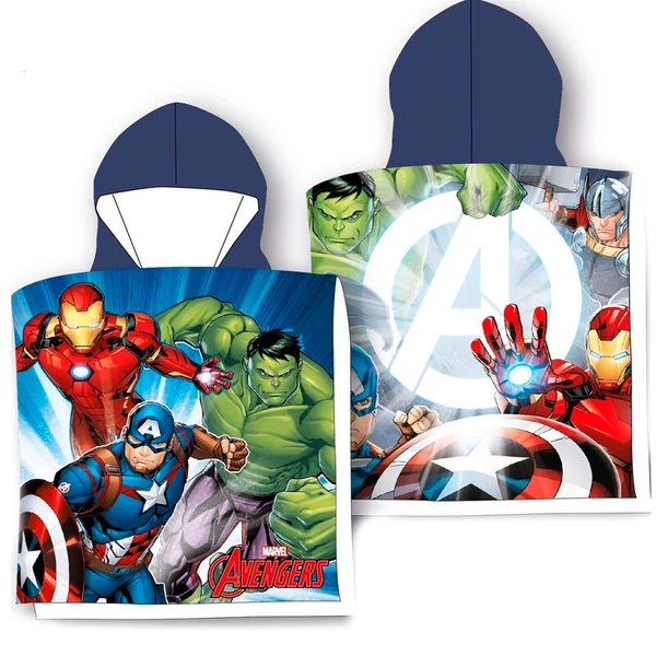 Marvel Bosszúállók pamut poncsó törölköző