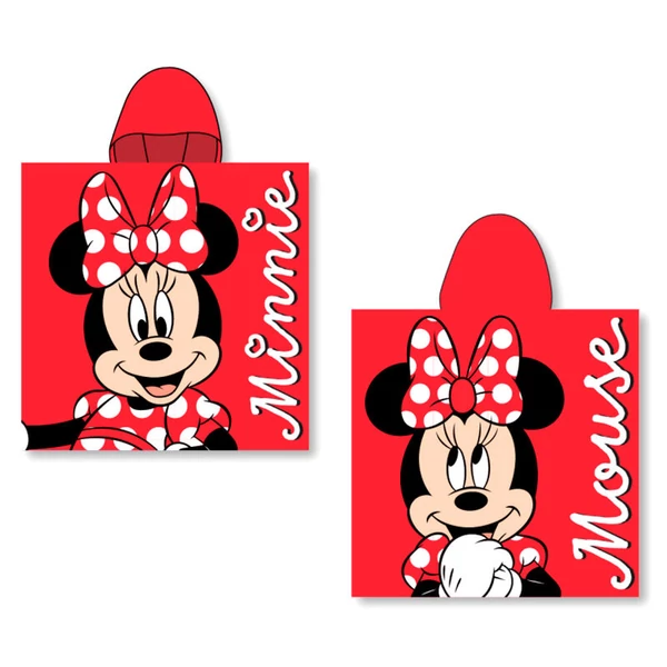 Disney Minnie pamut poncsó törölköző