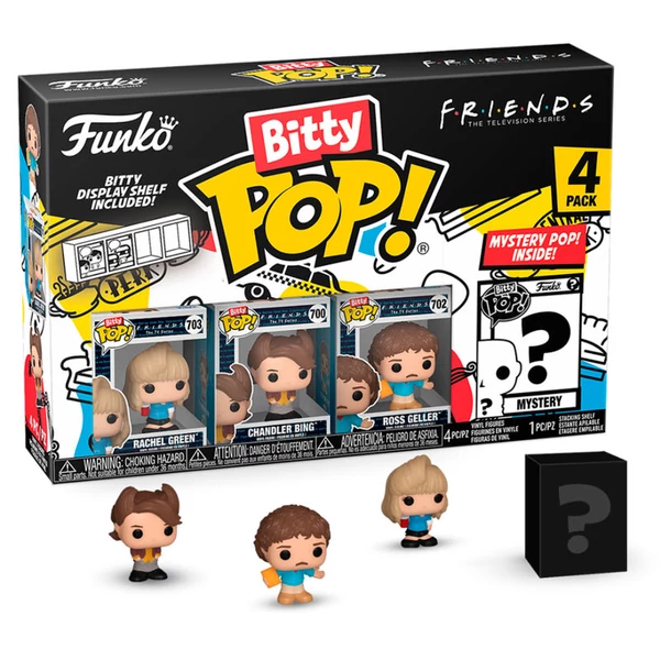 Bitty POP Jóbarátok - Rachel 4 darabos figura szett