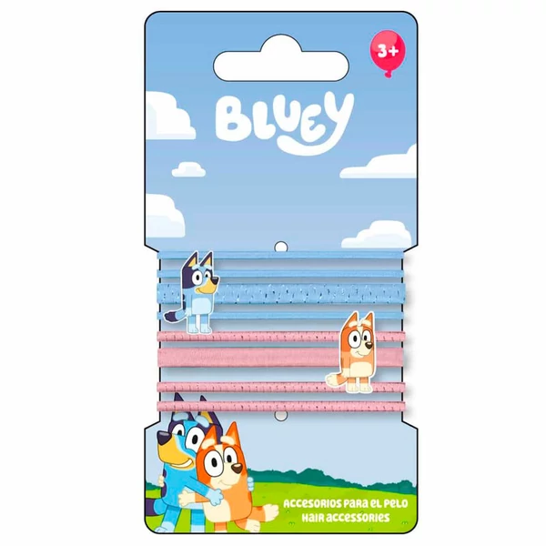 Bluey 8 darabos hajgumi szett