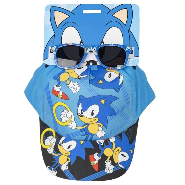 Sonic the Hedgehog sapka + napszemüveg szett