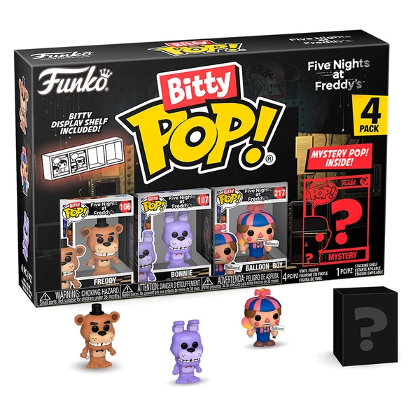 Bitty POP Five Nights at Freddy's - Freddy 4 darabos figura szett