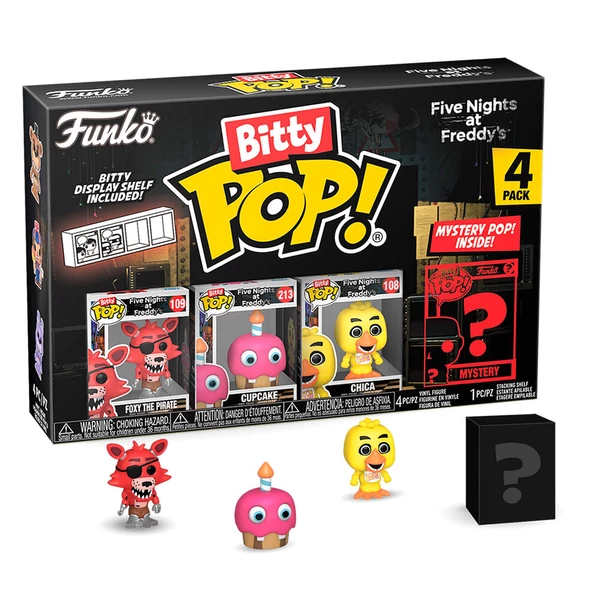 Bitty POP Five Nights at Freddy's - Foxy 4 darabos figura szett