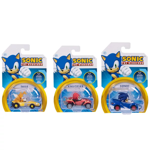 Sonic the Hedgehog válogatott jármű és figura