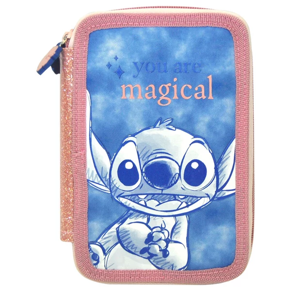 Disney Stitch háromrekeszes tolltartó