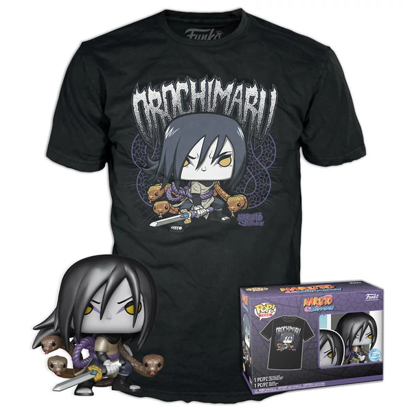 POP figura és póló szett Naruto Shippuden Orochimaru