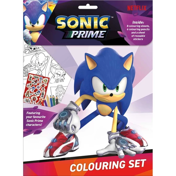 Sonic Prime színező készlet