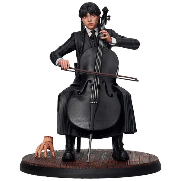 Wednesday csellózó figura (15 cm)