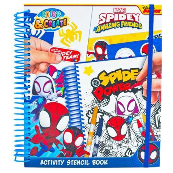 Marvel Pókember foglalkoztató sablonkönyv