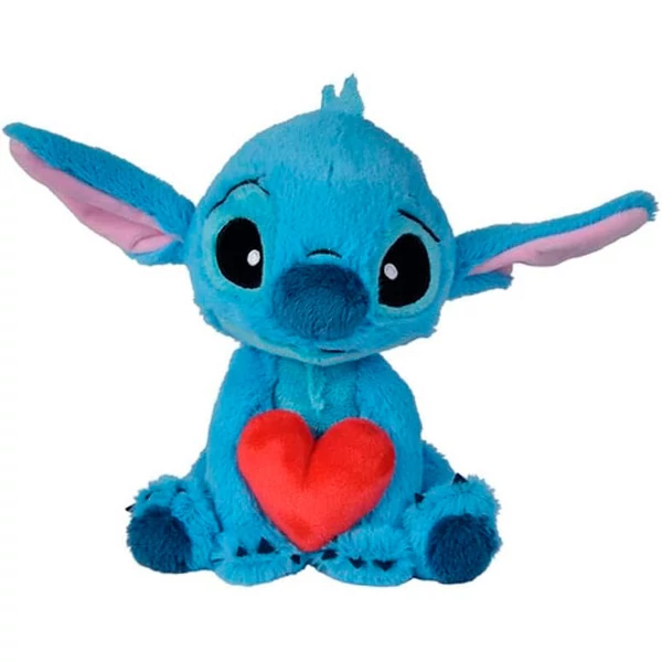 Disney Stitch szíves plüssfigura 25 cm